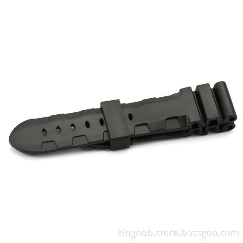 24mm/22mm soft rubber waterproof for apple 42mm silicone watch band